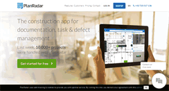 Desktop Screenshot of planradar.com
