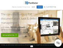 Tablet Screenshot of planradar.com